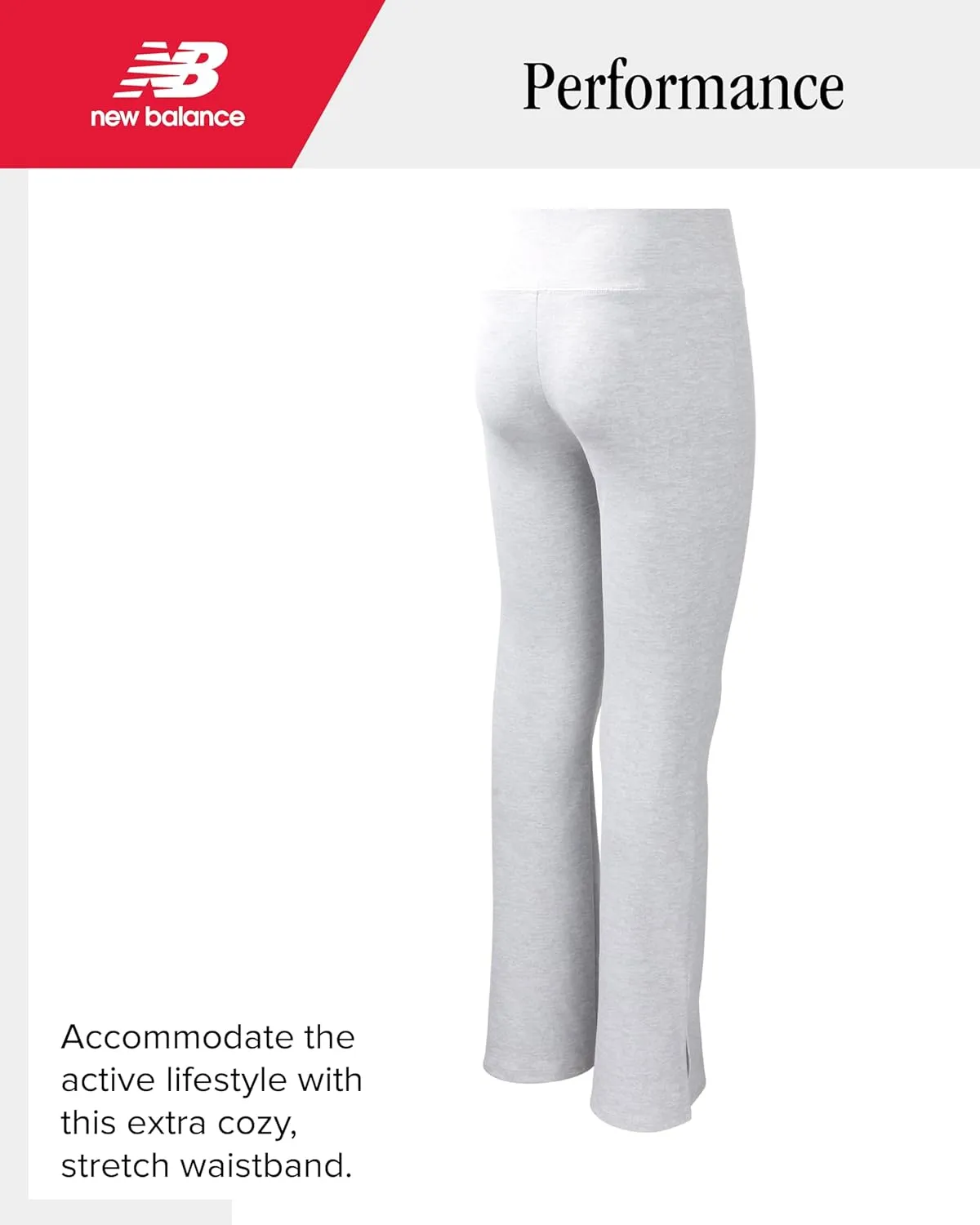 New Balance Girls' Leggings - Bootcut Bell Bottom Flare Leggings - Yoga Pants for Girls: High Waisted, Non-See Through (7-16)