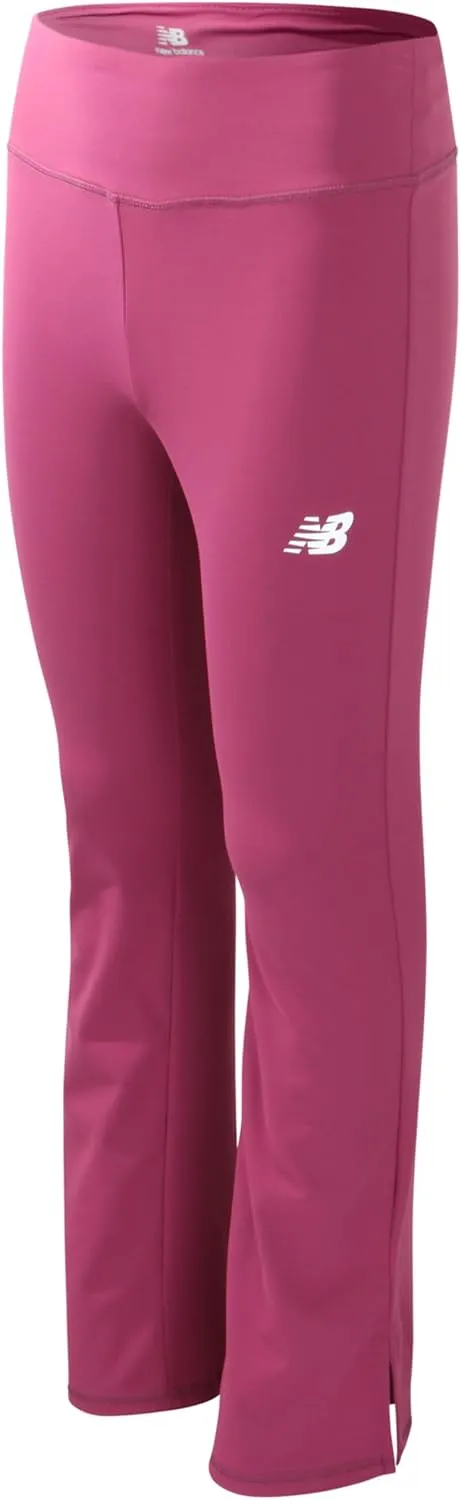 New Balance Girls' Leggings - Bootcut Bell Bottom Flare Leggings - Yoga Pants for Girls: High Waisted, Non-See Through (7-16)