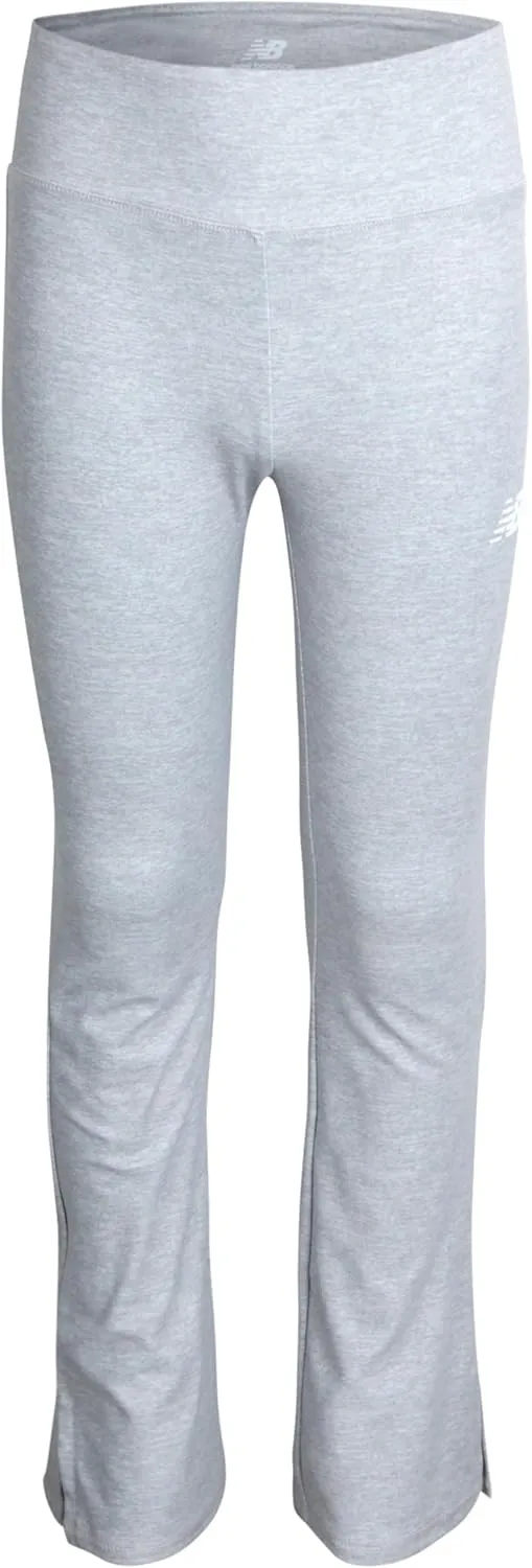 New Balance Girls' Leggings - Bootcut Bell Bottom Flare Leggings - Yoga Pants for Girls: High Waisted, Non-See Through (7-16)