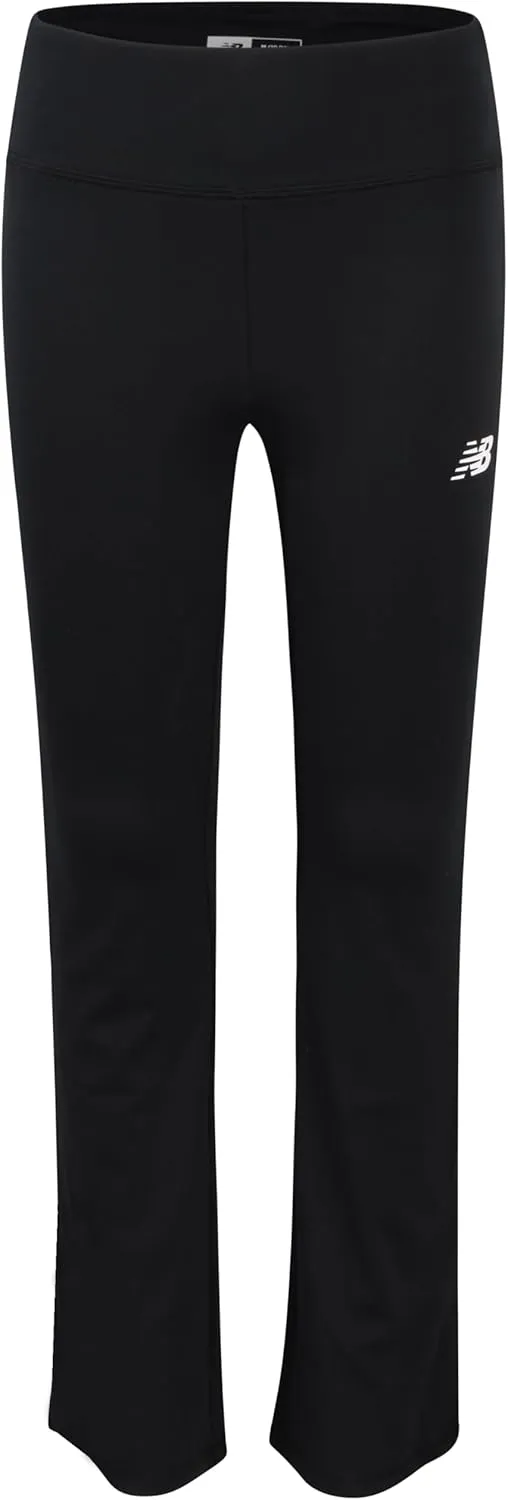 New Balance Girls' Leggings - Bootcut Bell Bottom Flare Leggings - Yoga Pants for Girls: High Waisted, Non-See Through (7-16)