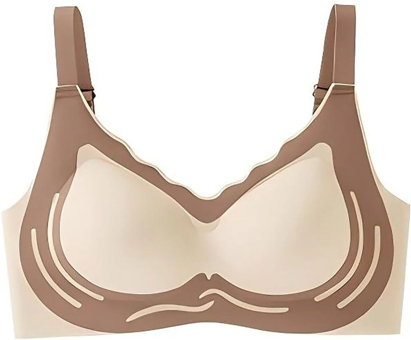 No Steel Ring,Lifting Gather Bras for Older Women Plus Anti Sagging Breasts with Lift Bra Push Up Breathable Sports Bras
