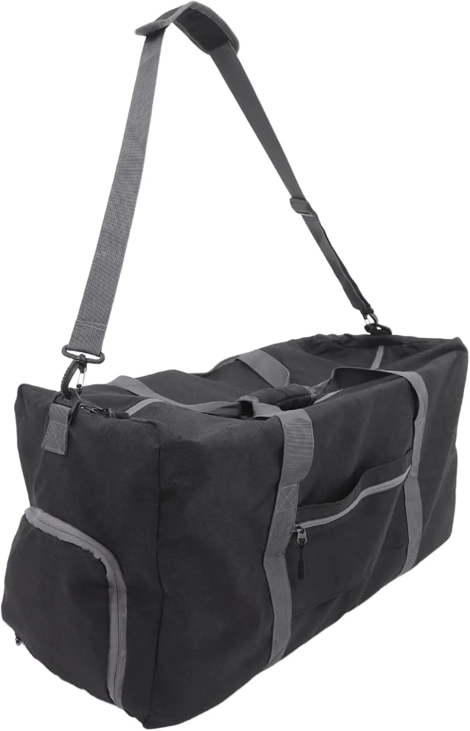 NOLITOY Foldable Duffle Bag for Travel Heavy Duty Oxford Fabric Shoulder Bag Versatile for Gym Overnight Trips