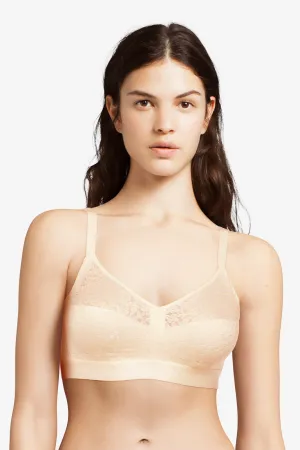 Norah Wireless Support Bra - Pearl