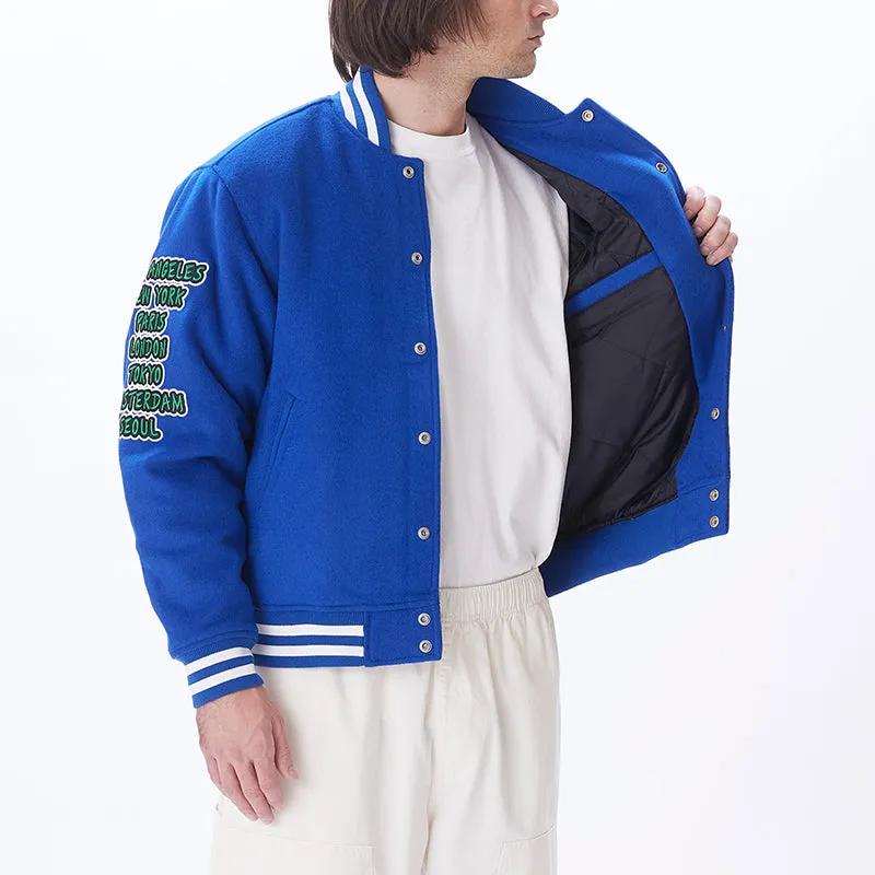 OBEY ROLL CALL VARSITY JACKET