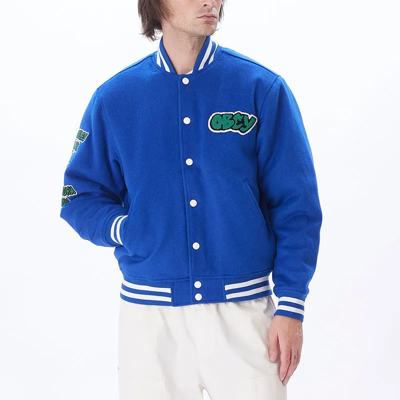 OBEY ROLL CALL VARSITY JACKET