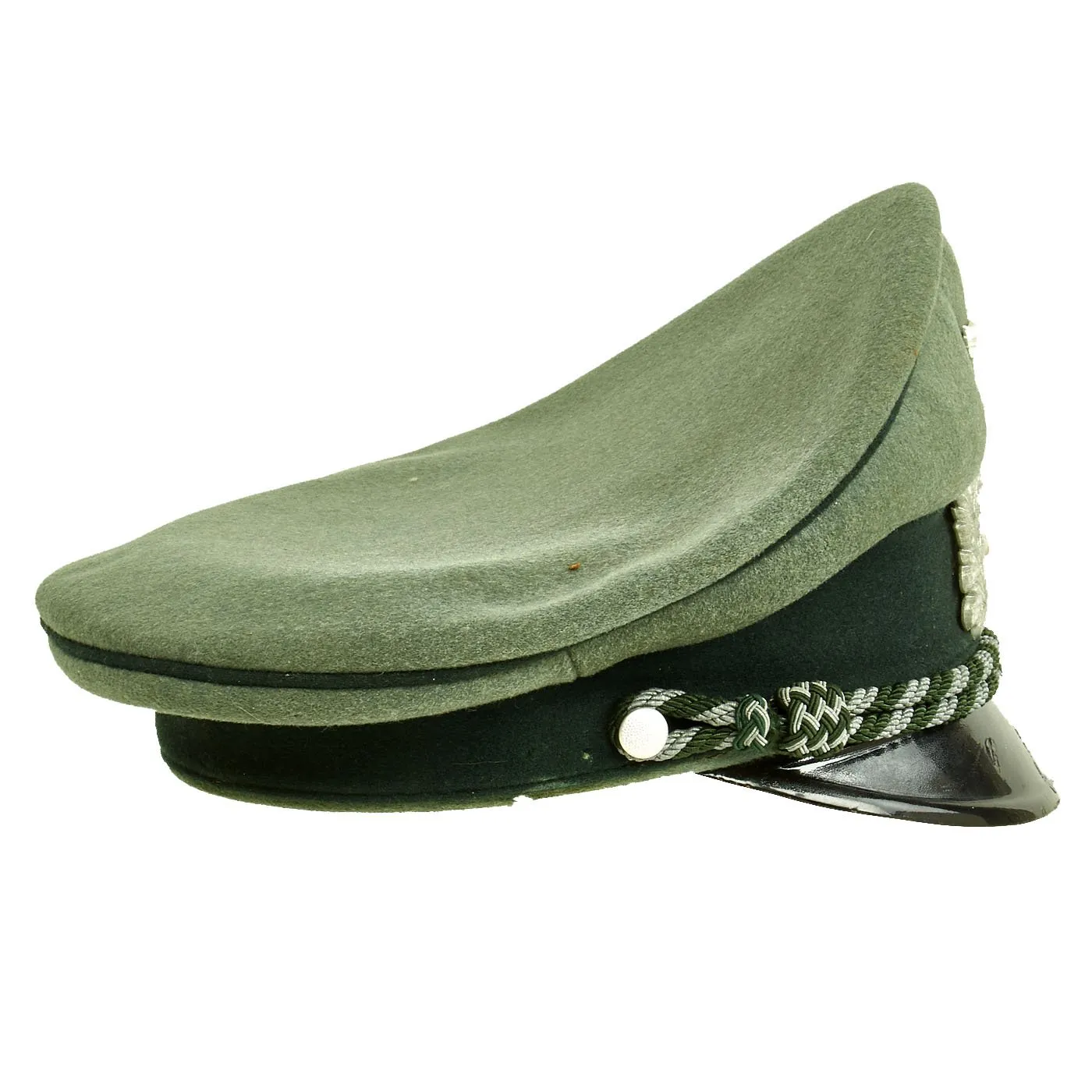 Original German WWII Named Customs Officer Visor Cap by A. F. Cziasto
