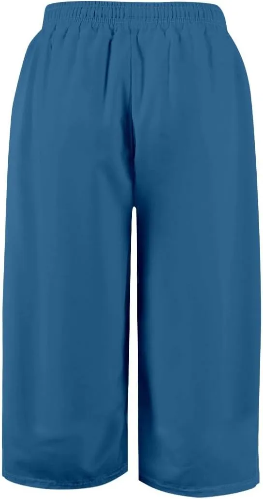 Oversized Casual Pants for Girls Plain Baggy Wide Leg Palazzo Trousers Kids Drawstring Elastic Fall Casual Pants