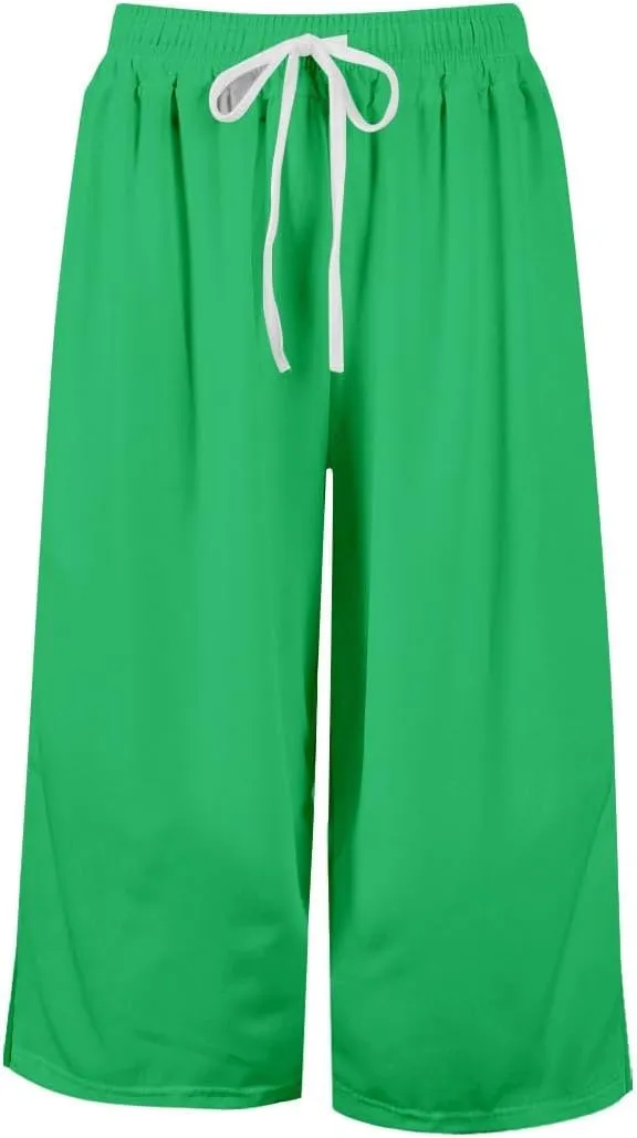 Oversized Casual Pants for Girls Plain Baggy Wide Leg Palazzo Trousers Kids Drawstring Elastic Fall Casual Pants