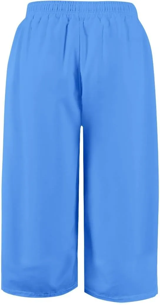 Oversized Casual Pants for Girls Plain Baggy Wide Leg Palazzo Trousers Kids Drawstring Elastic Fall Casual Pants