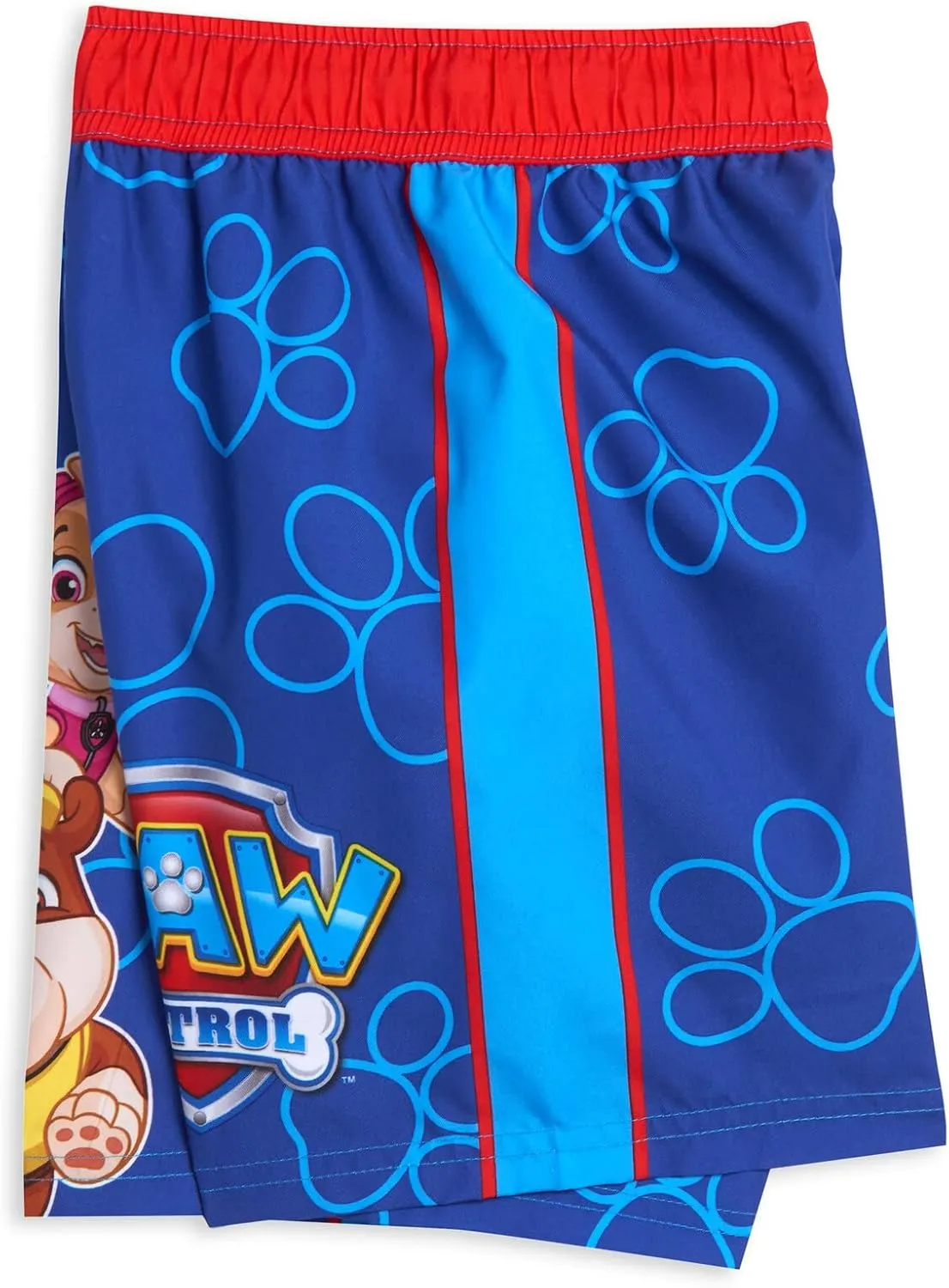 Paw Patrol Rubble Marshall Chase Pullover Rash Guard and Swim Trunks Outfit Set Toddler to Little Kid