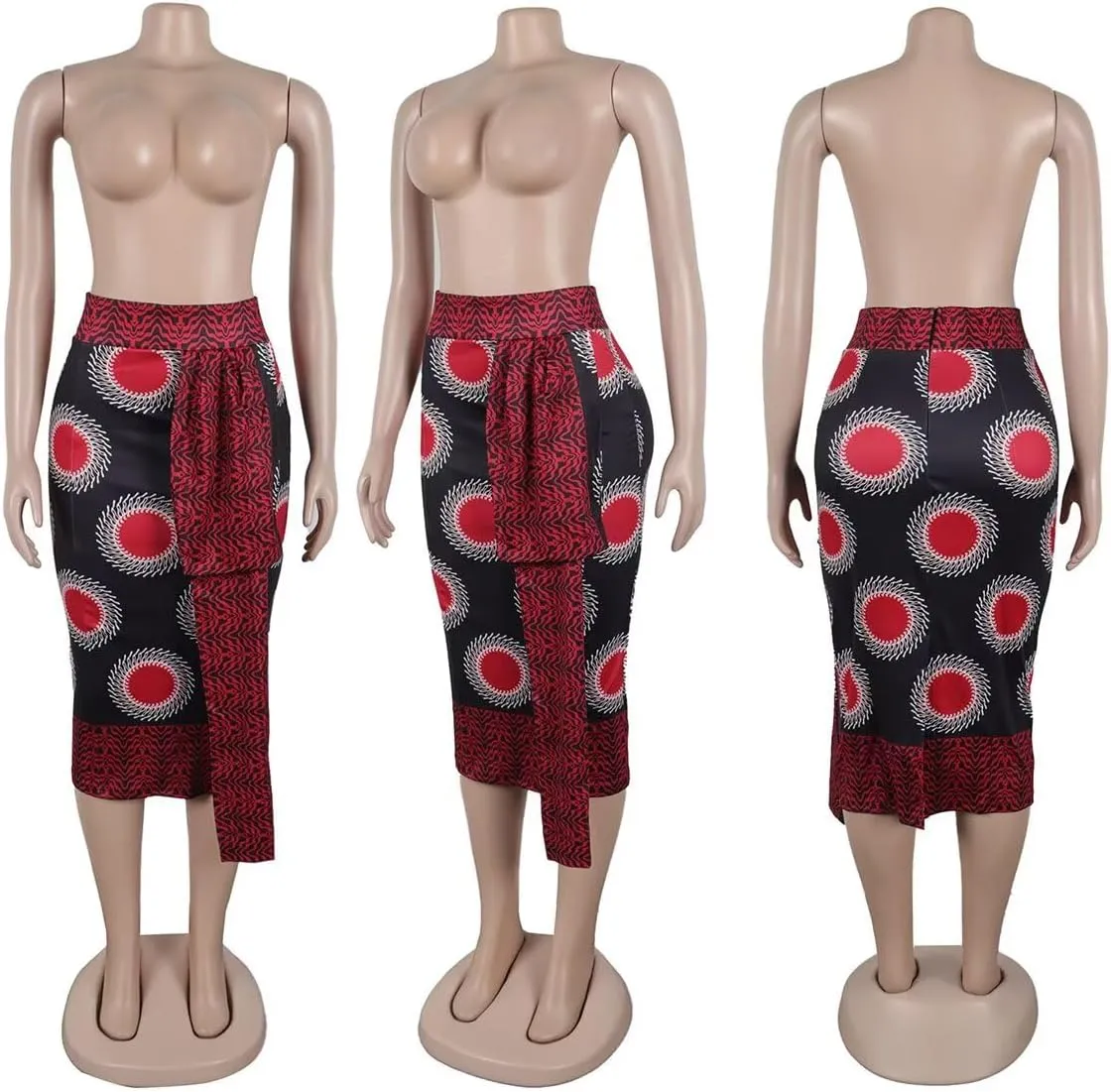 Pleated Skirt for Women Fashion Cartoon Print A-Line Skirt Vintage Skirts