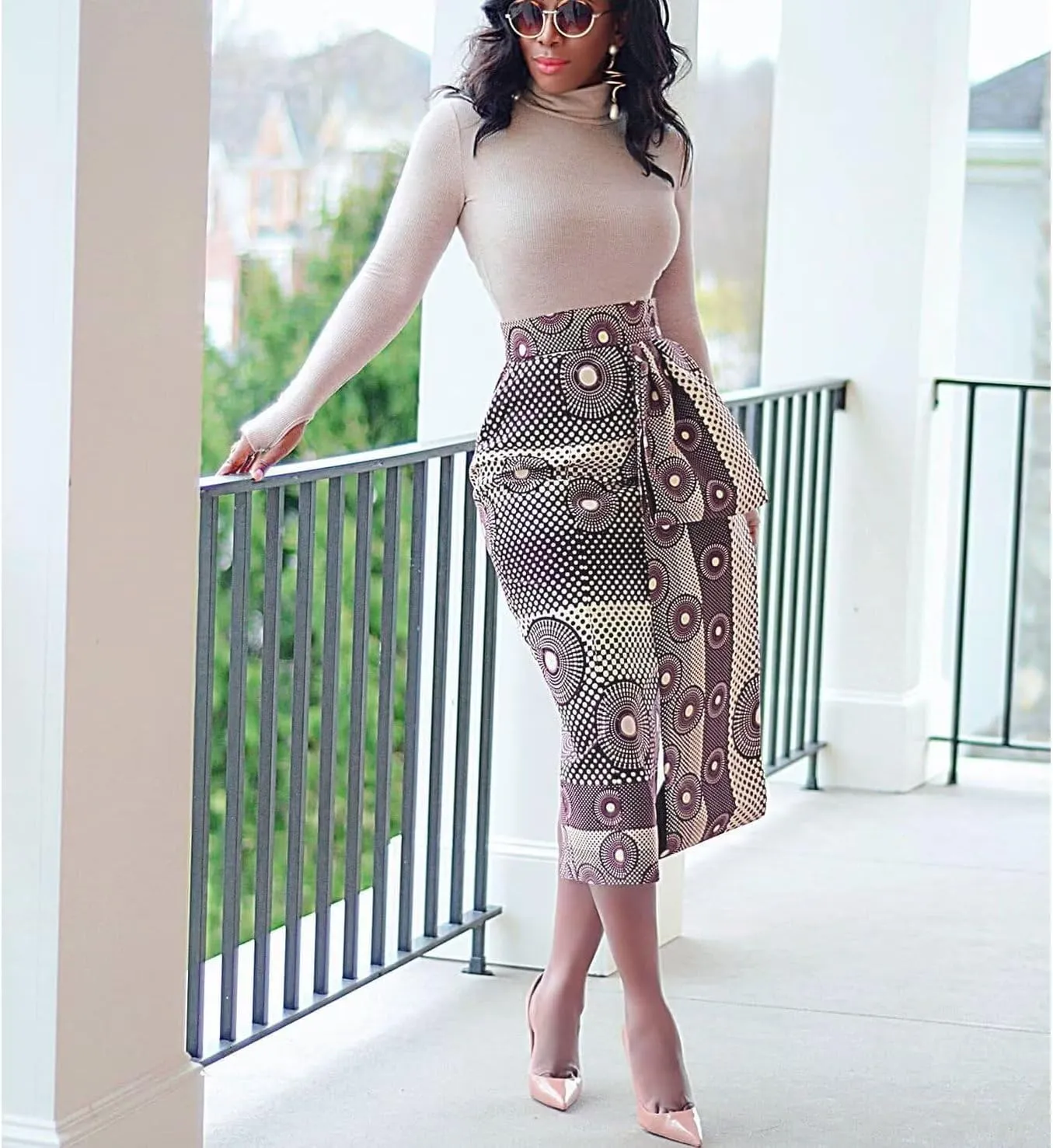 Pleated Skirt for Women Fashion Cartoon Print A-Line Skirt Vintage Skirts