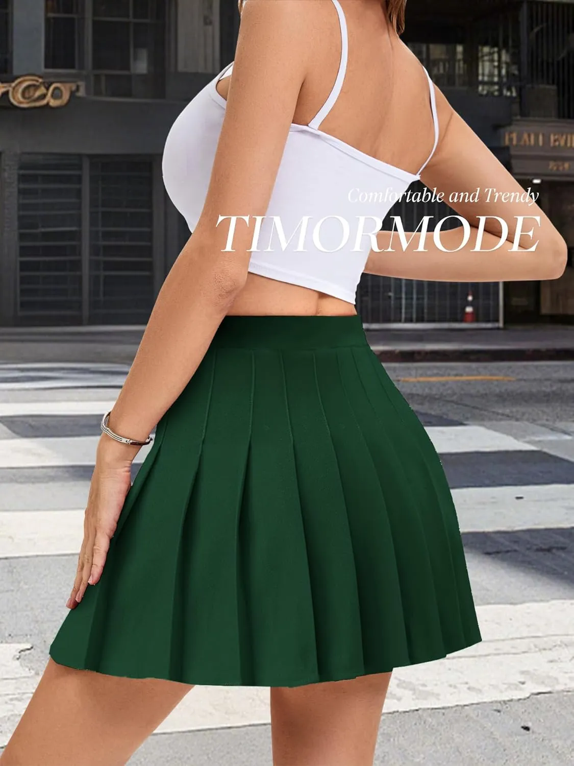 Pleated Skirts for Women Mini High Waist Skater Tennis Skirt A-line Cheerleader Skirt