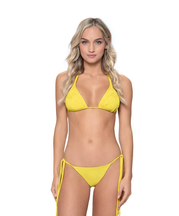 PQ Sunshine Mila Tie Bikini Bottoms | Yellow