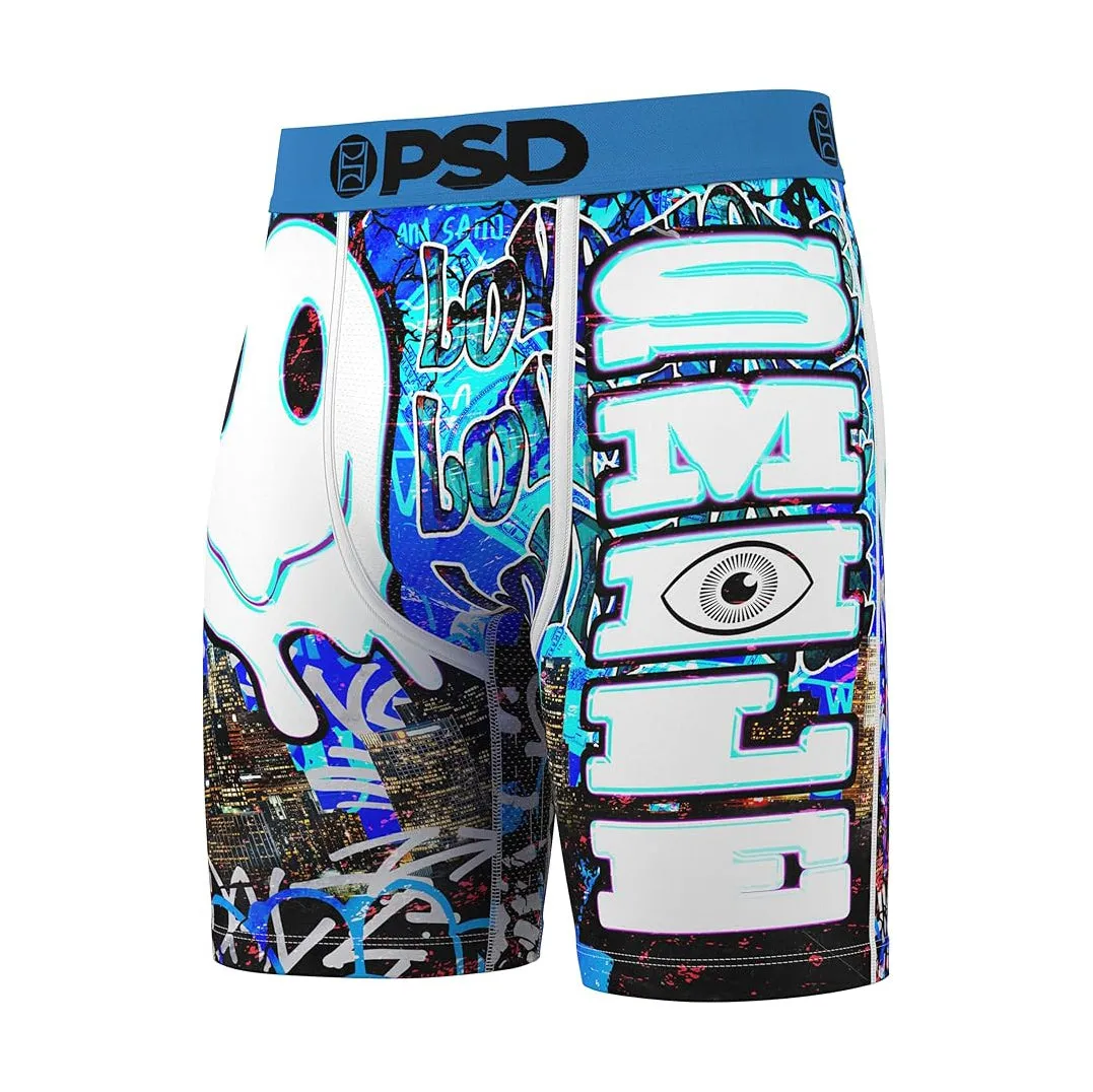 PSD Men's Multicolor Smile Order Boxer Briefs Large Underwear - 324180095-MUL-L