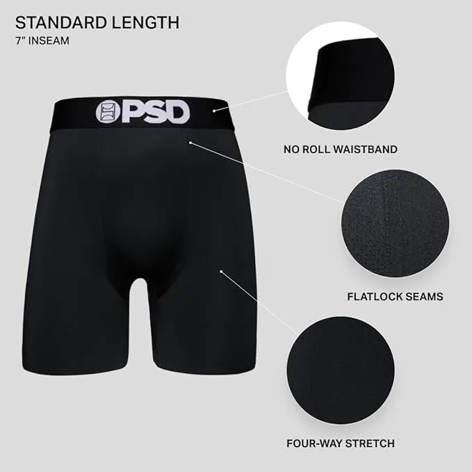 PSD Men's Multicolor Smile Order Boxer Briefs Large Underwear - 324180095-MUL-L
