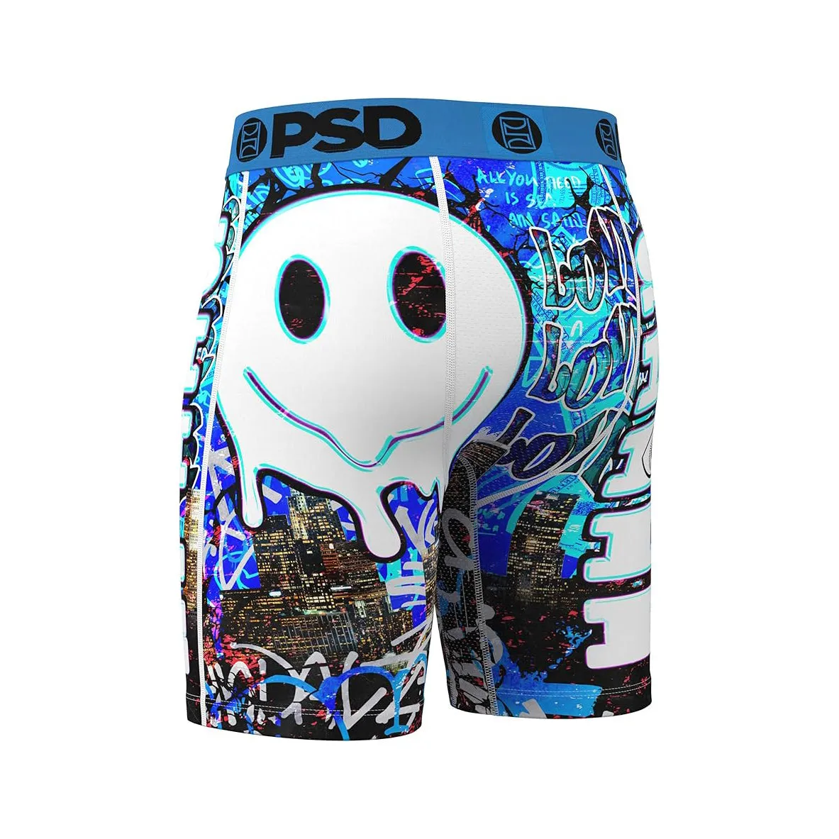 PSD Men's Multicolor Smile Order Boxer Briefs Large Underwear - 324180095-MUL-L