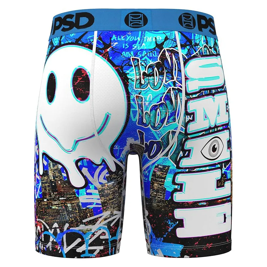 PSD Men's Multicolor Smile Order Boxer Briefs Large Underwear - 324180095-MUL-L