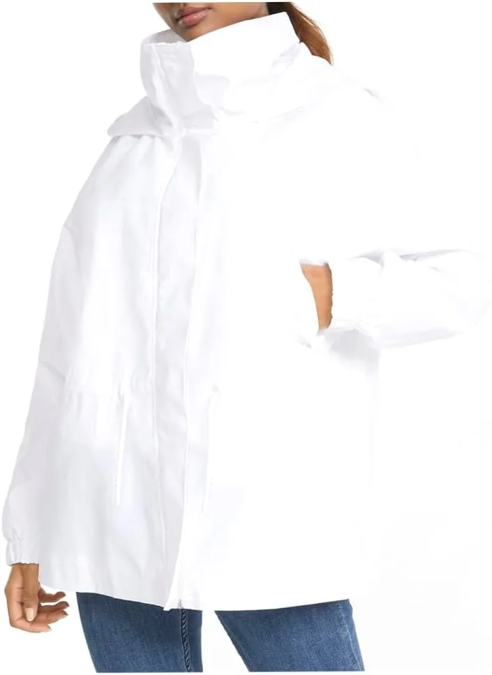 PUMA Womens Her Jacket Athletic Outerwear Casual Full Zip Drawstring - White - Size XS