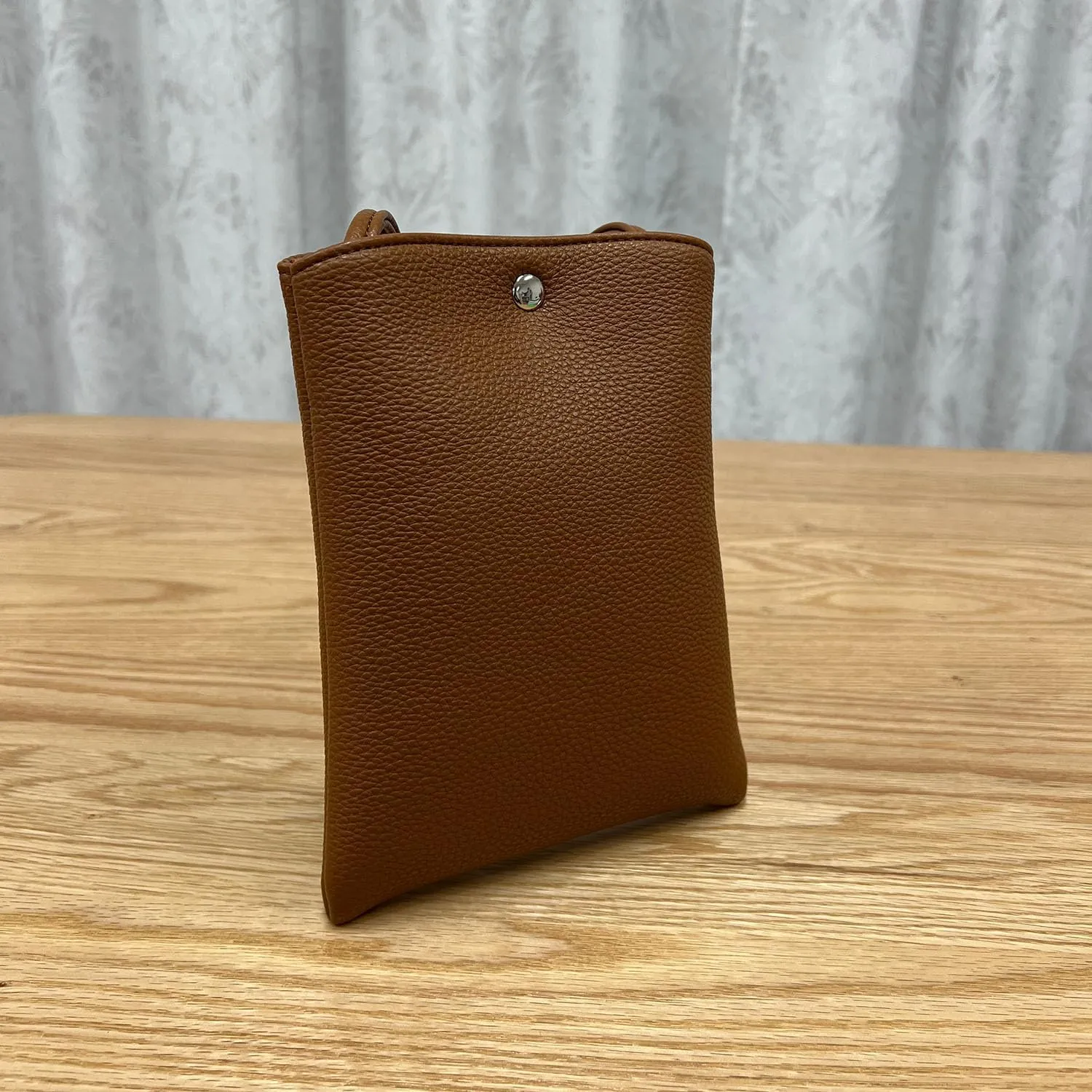 Pure Nylon Mobile Phone Bag Mini Cloth Bag ins Style Japanese Simple and Versatile Messenger Small Square Bag