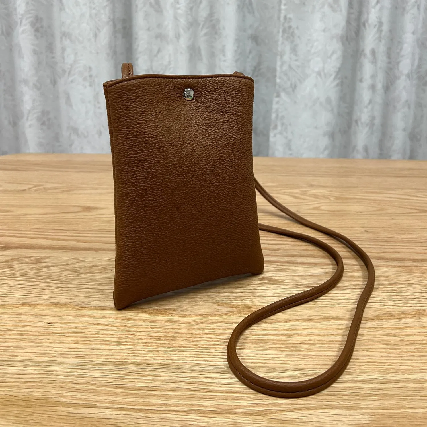 Pure Nylon Mobile Phone Bag Mini Cloth Bag ins Style Japanese Simple and Versatile Messenger Small Square Bag