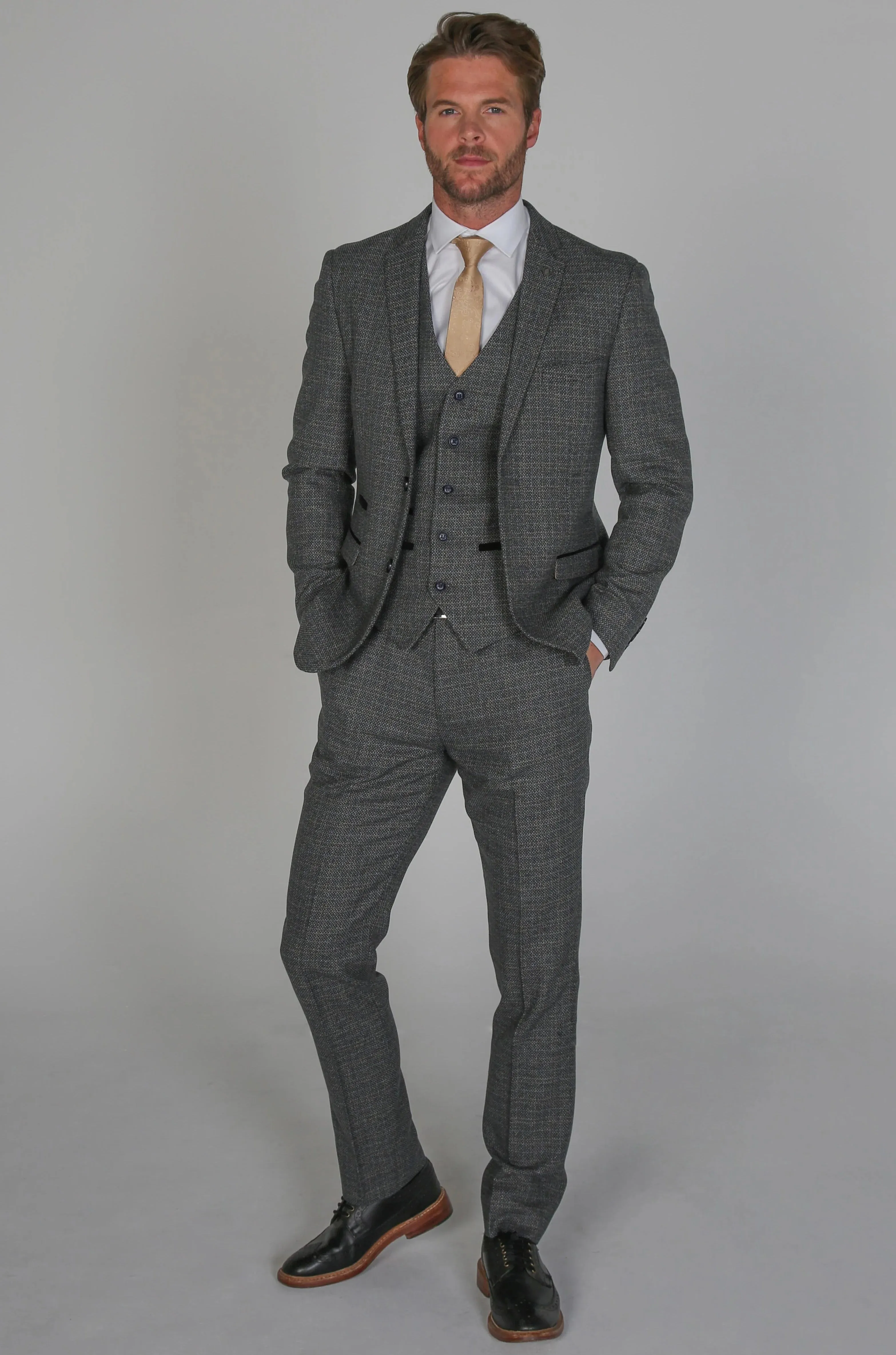 Ralph Navy Men's Three Piece Suit