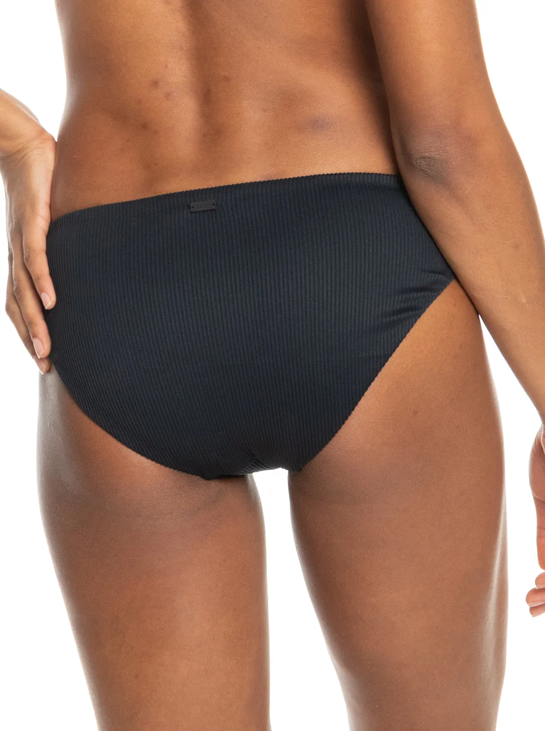 Rib Roxy Love The Comber Bikini Bottoms - Anthracite