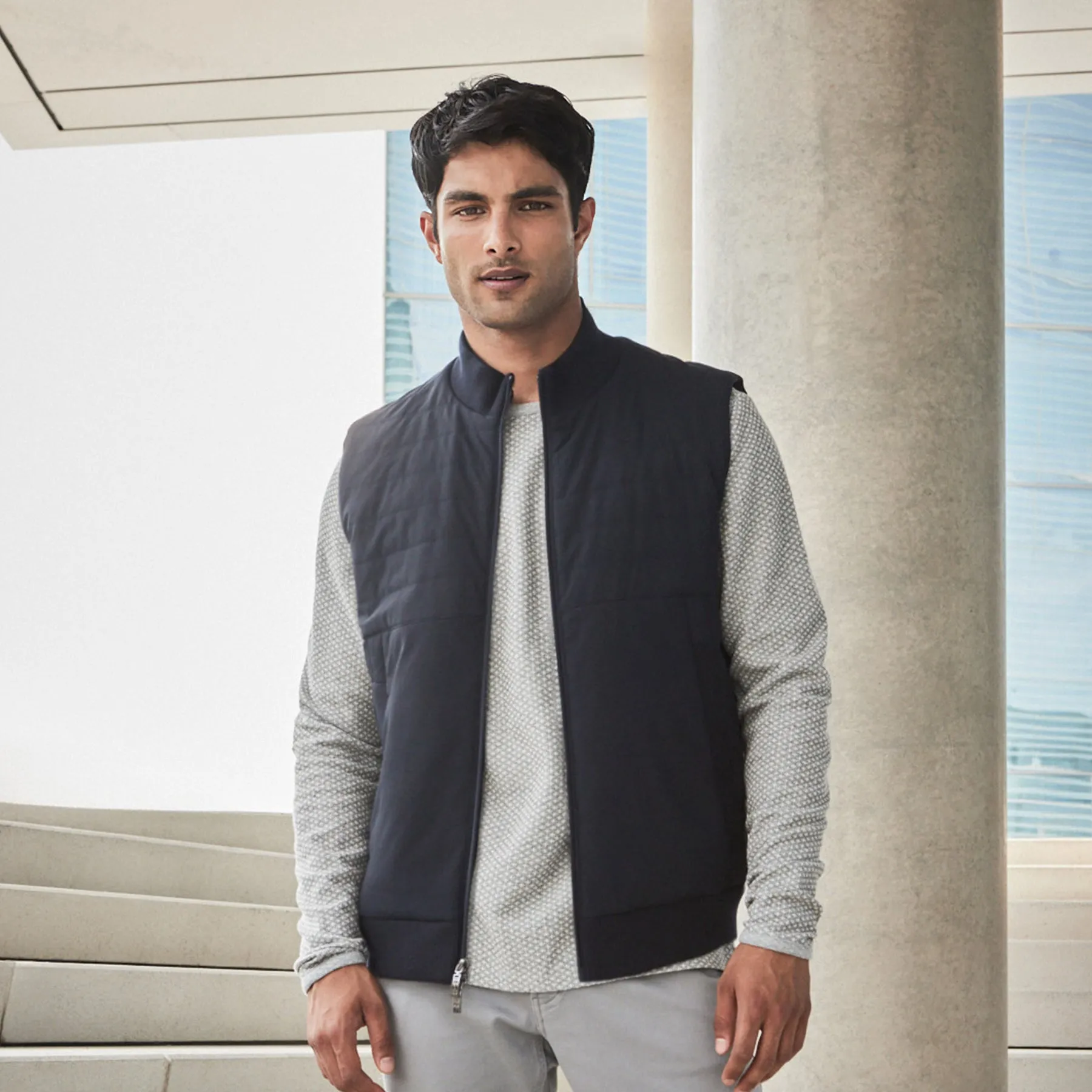 Robert Barakett Vandura Long Sleeve Crew Neck