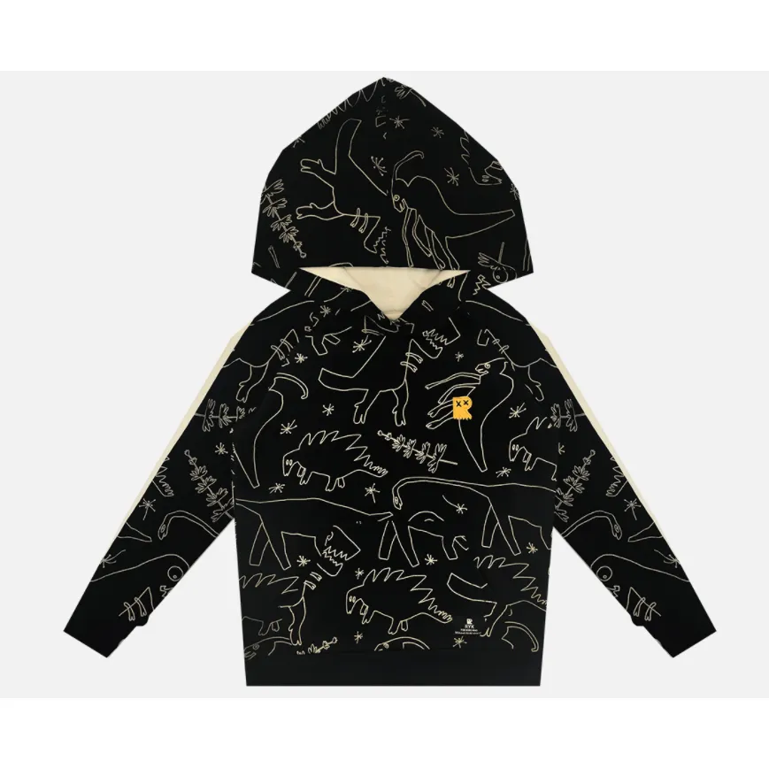 Rock Your Baby - Minimalist Dino Hoodie