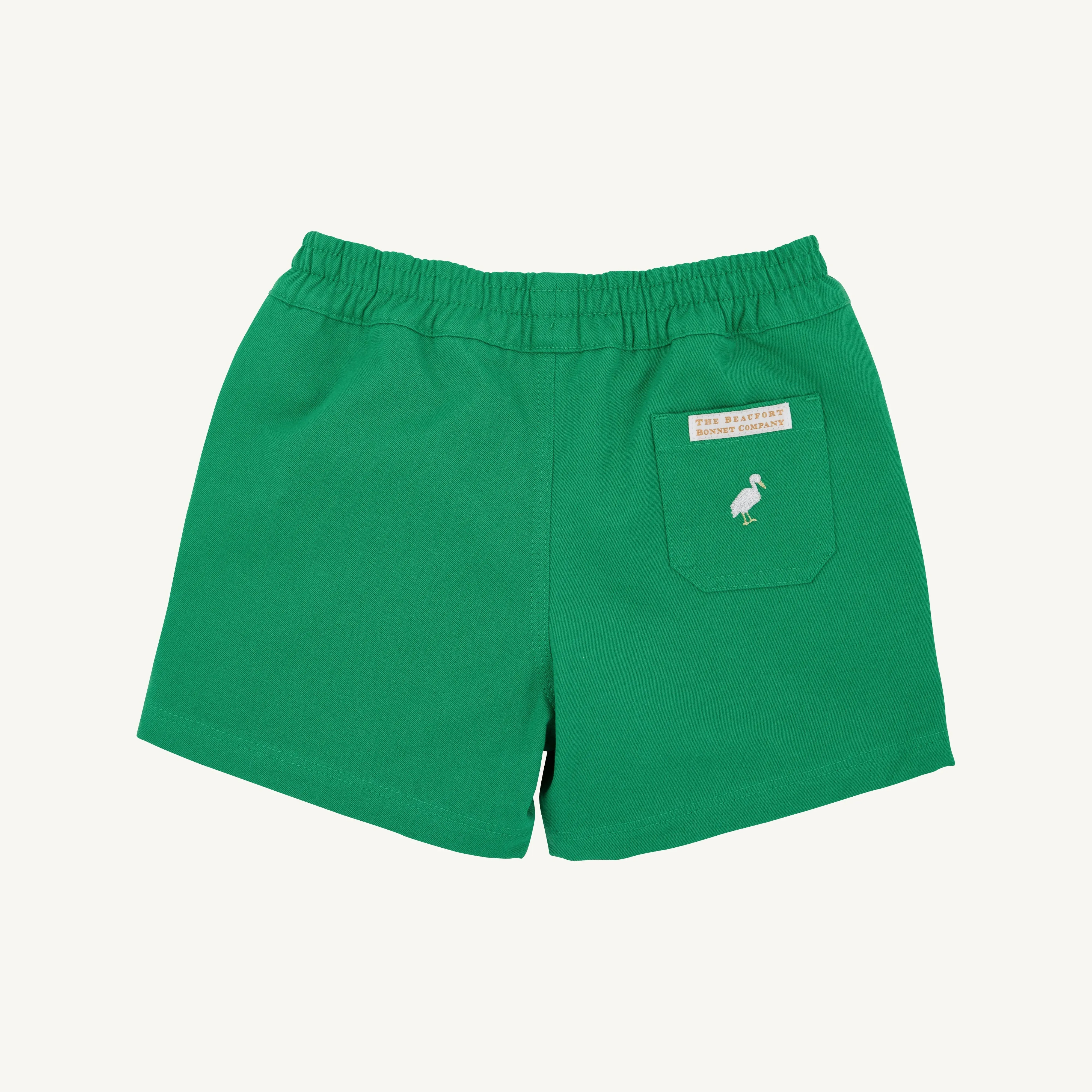 Sheffield Shorts - Kiawah Kelly Green with Multicolor Stork