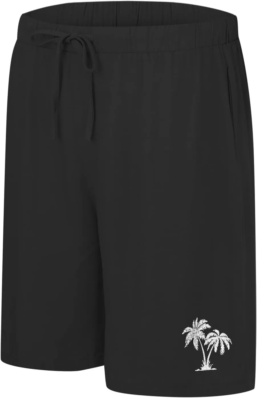Shorts for Men Athletic Elastic Waisted Print Shorts Men Training Fitness Clothing
