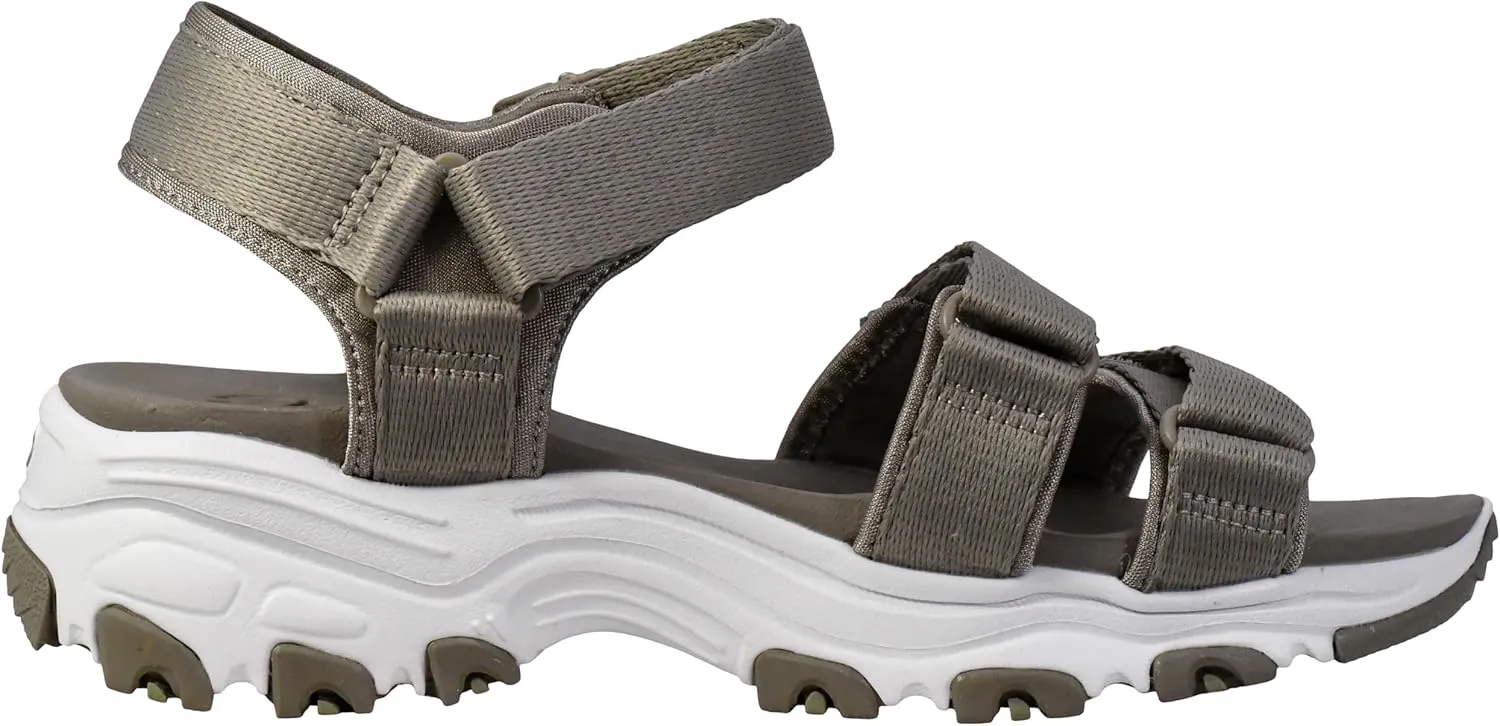 Skechers Women's D'lites - Fresh Catch Wedge Sandals