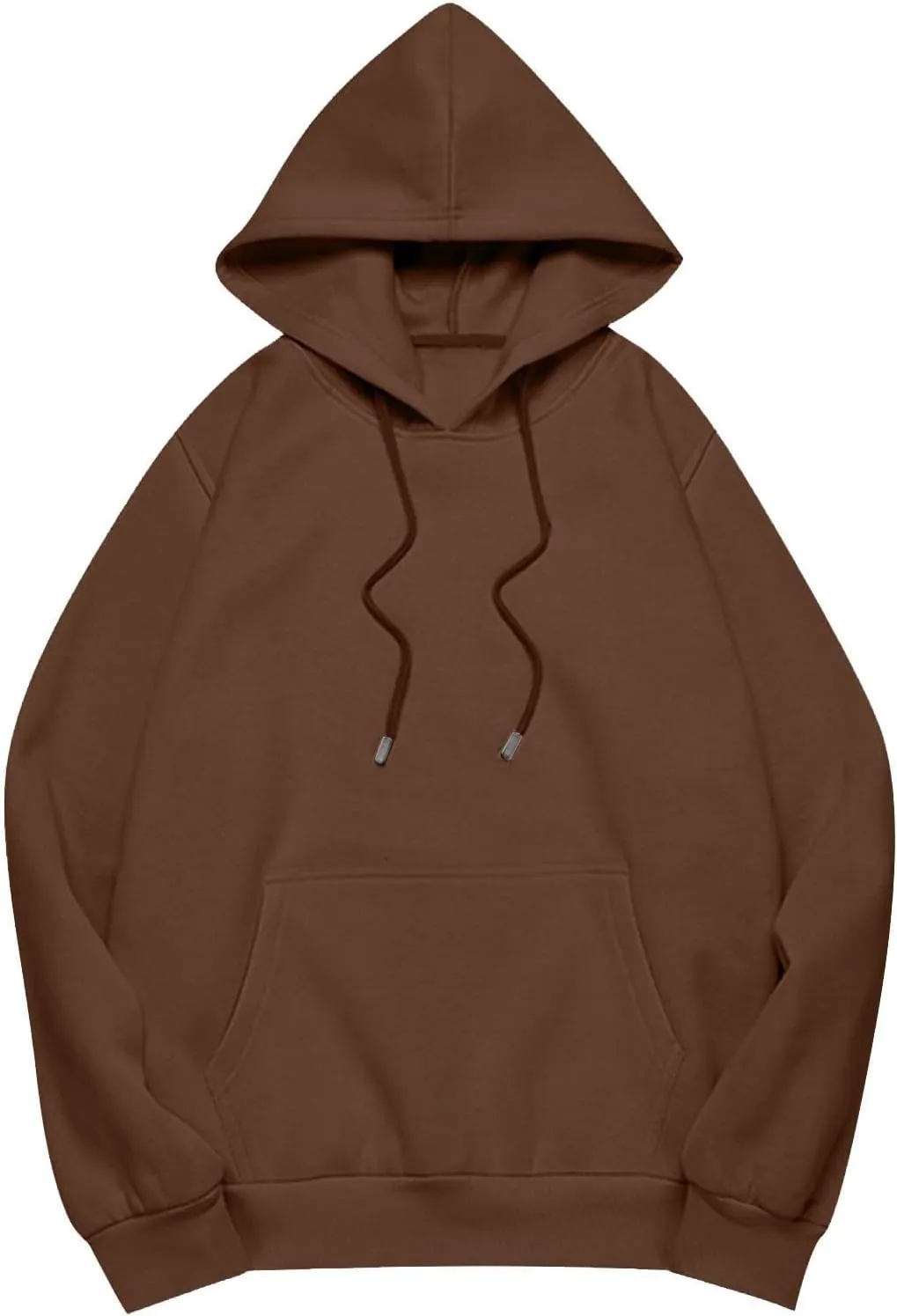 Solid Color Hoodies for Women Oversized Sweatshirts Long Sleeve Drawstring Pullover 2024 Fall Outfits with Pockets