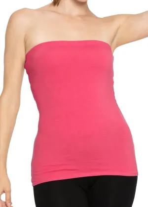 STRETCH IS COMFORT Women's & Plus Mid and Long Length Tube Top | X Small - 5X