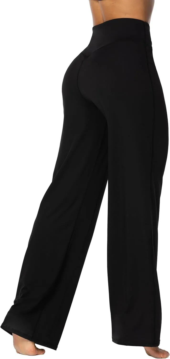Sunzel Yoga Pants for Women Straight Wide Leg High Waisted Lounge Pants