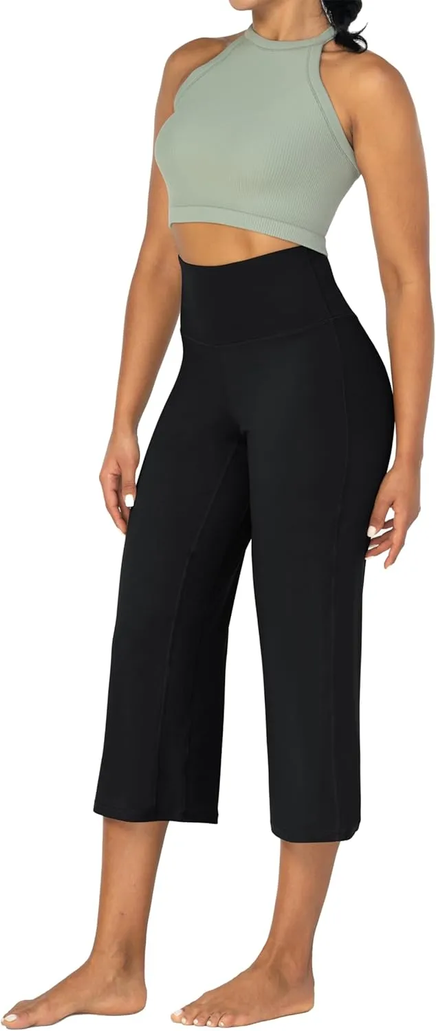 Sunzel Yoga Pants for Women Straight Wide Leg High Waisted Lounge Pants