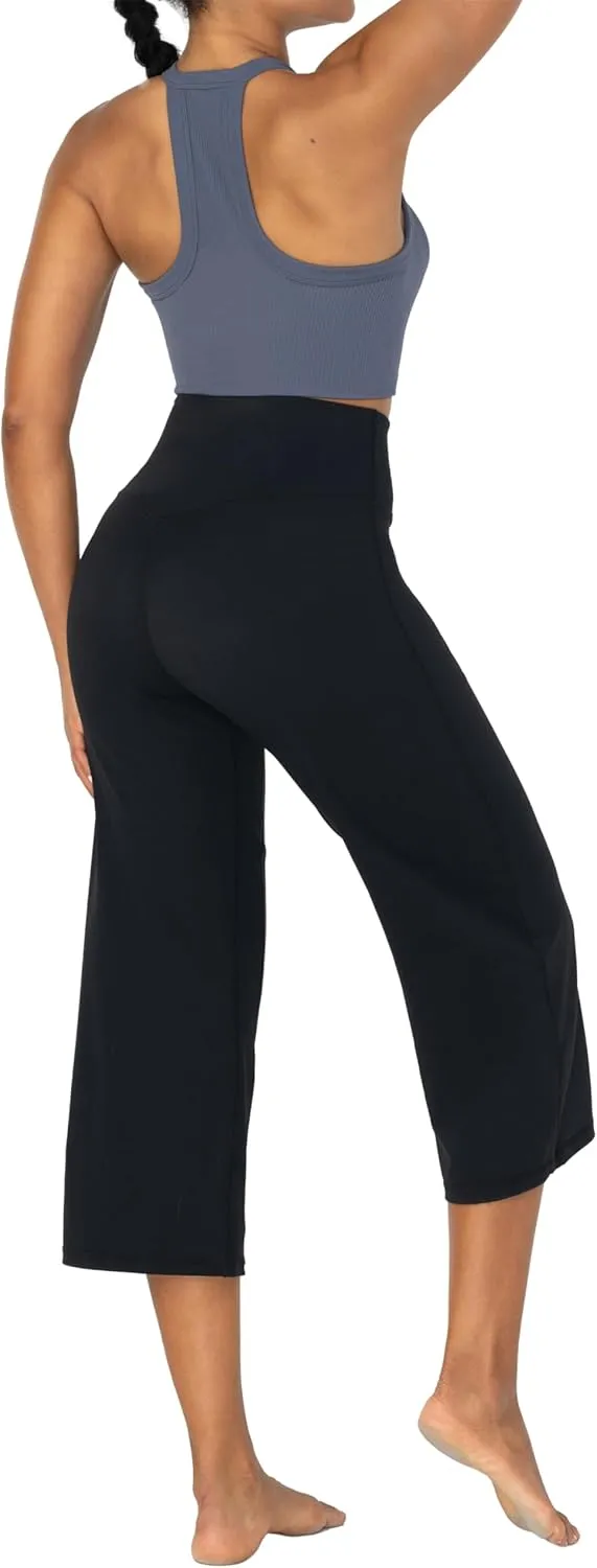Sunzel Yoga Pants for Women Straight Wide Leg High Waisted Lounge Pants