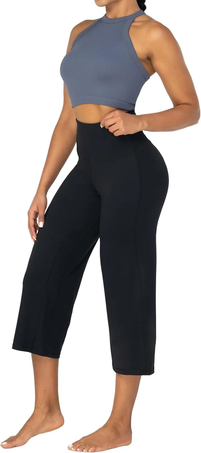Sunzel Yoga Pants for Women Straight Wide Leg High Waisted Lounge Pants