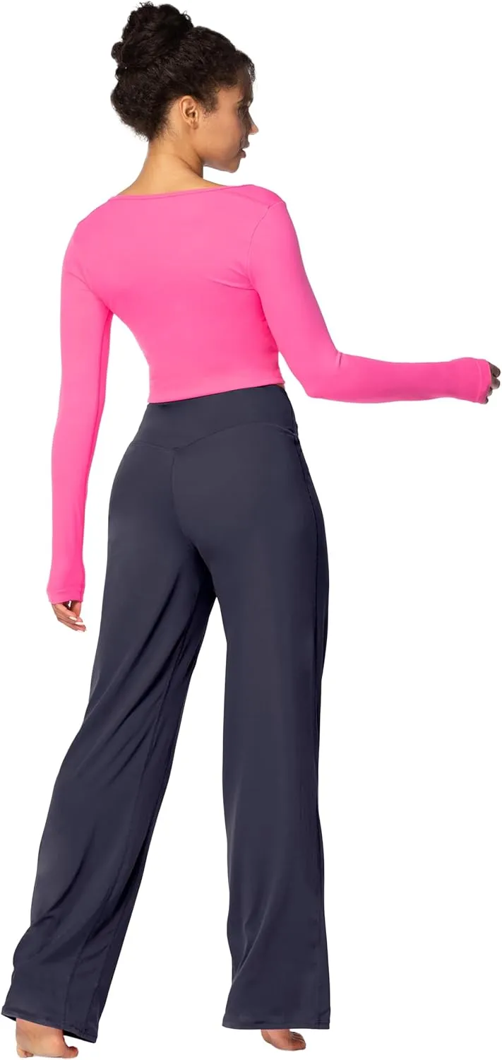 Sunzel Yoga Pants for Women Straight Wide Leg High Waisted Lounge Pants