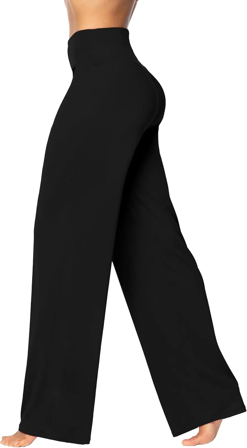 Sunzel Yoga Pants for Women Straight Wide Leg High Waisted Lounge Pants