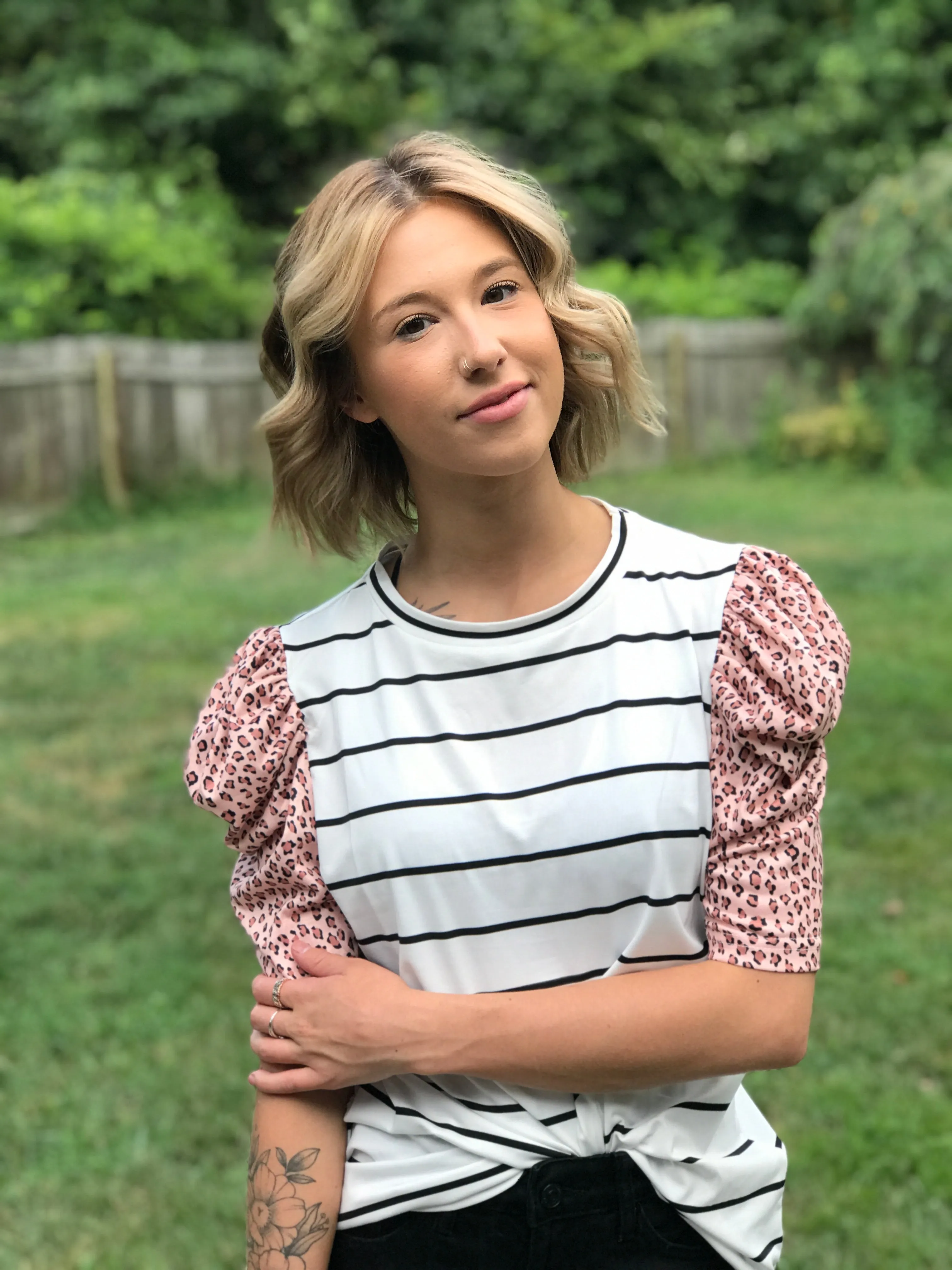 Sweet As Pie Puff Sleeve Top