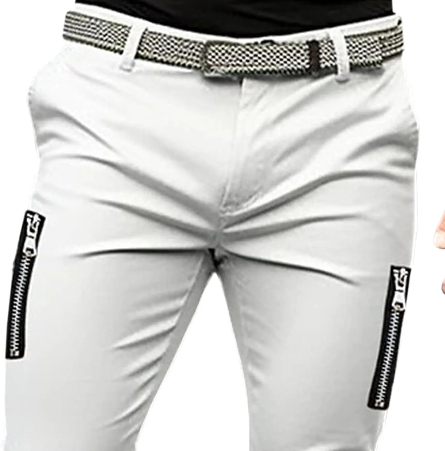 Tactical Cargo Pants for Men Slim Fit Outdoor Joggers Sweatpants with Multi-Pockets