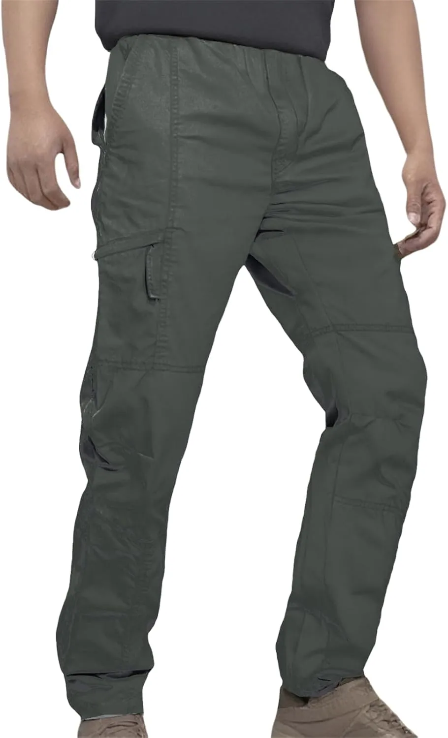 Tactical Pants for Men Stretch Ripstop Waterproof Quick Dry Cargo Hiking Pants Breathable Work Pant Travel with Pockets
