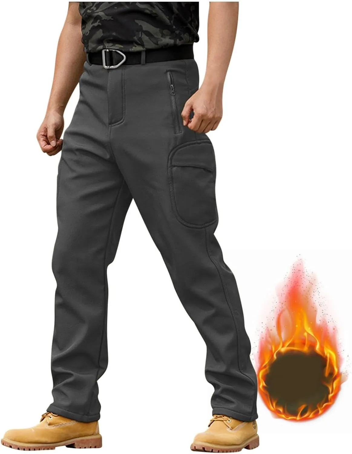 Tactical Pants for Men Stretch Ripstop Waterproof Quick Dry Cargo Hiking Pants Comfy Work Pant Hunting with Pockets