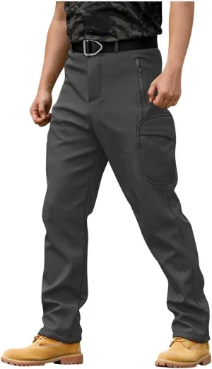 Tactical Pants for Men Stretch Ripstop Waterproof Quick Dry Cargo Hiking Pants Comfy Work Pant Hunting with Pockets