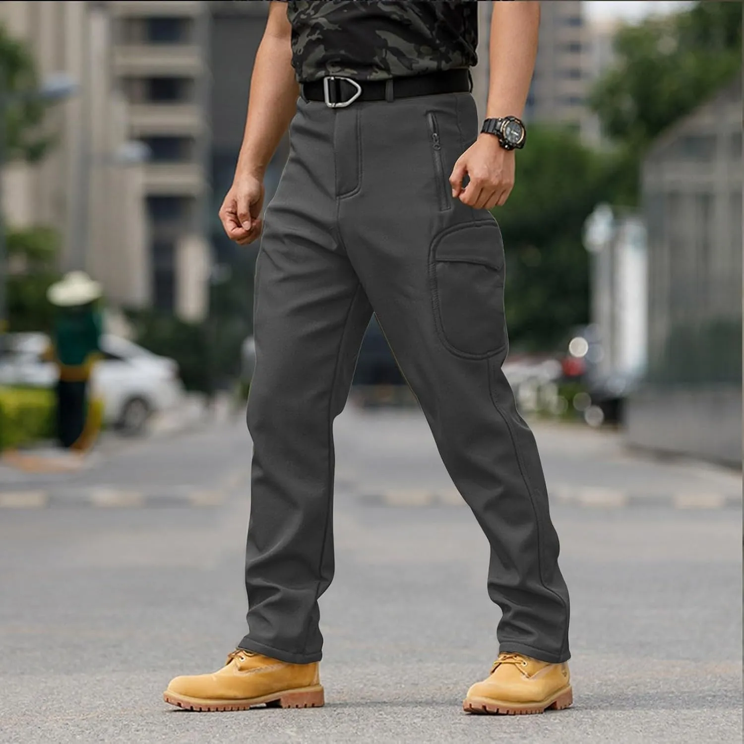 Tactical Pants for Men Stretch Ripstop Waterproof Quick Dry Cargo Hiking Pants Comfy Work Pant Hunting with Pockets