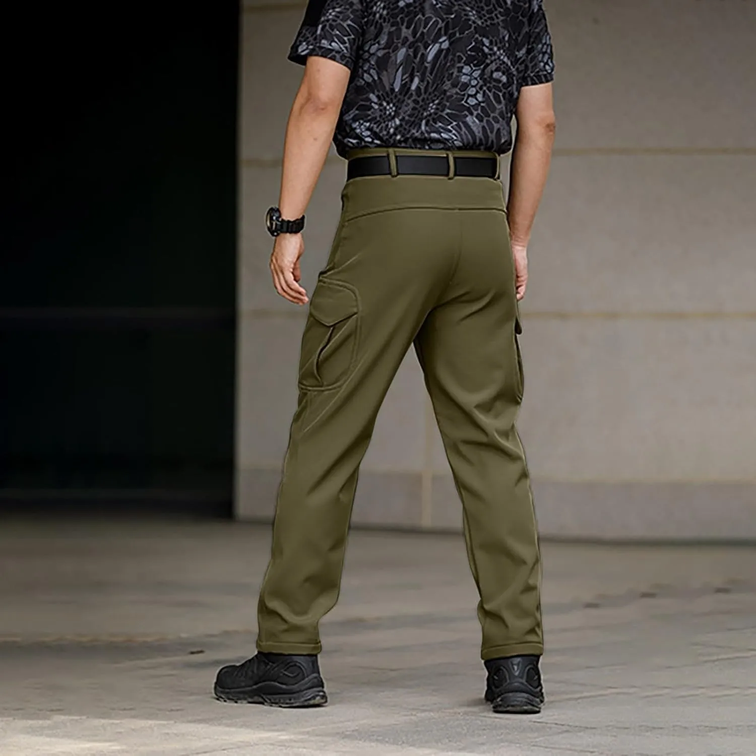 Tactical Pants for Men Stretch Ripstop Waterproof Quick Dry Cargo Hiking Pants Comfy Work Pant Hunting with Pockets