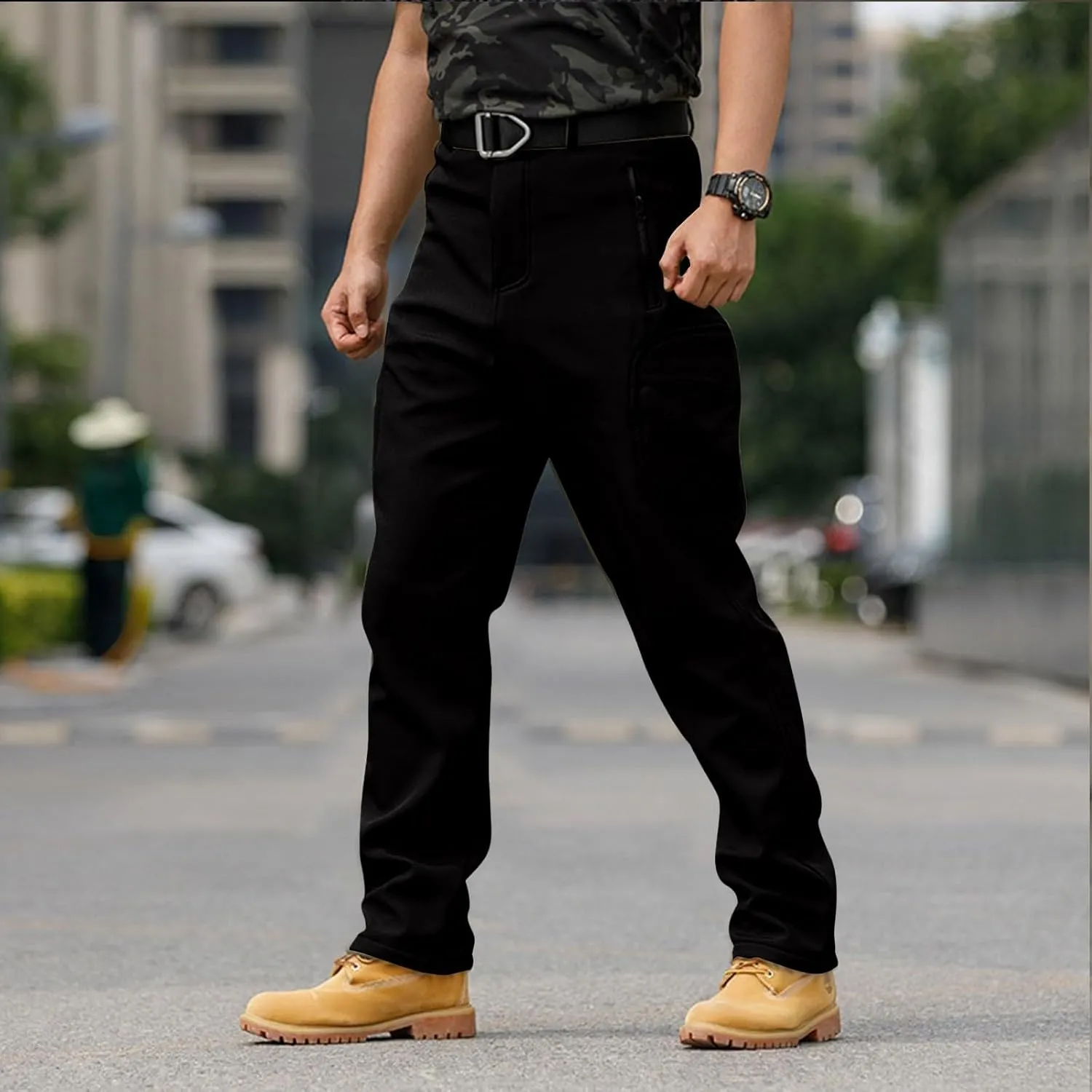 Tactical Pants for Men Stretch Ripstop Waterproof Quick Dry Cargo Hiking Pants Comfy Work Pant Hunting with Pockets