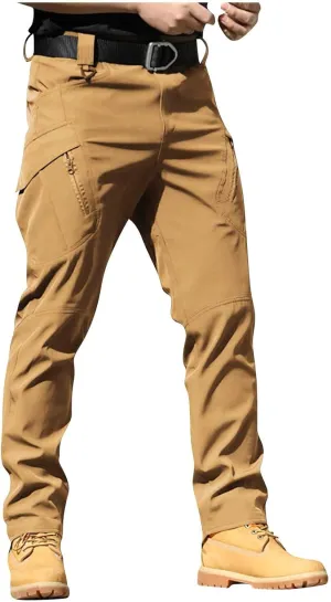 Tactical Pants for Men Stretch Ripstop Waterproof Utility Cargo Hiking Pants Breathable Work Pant Fishing with Pockets