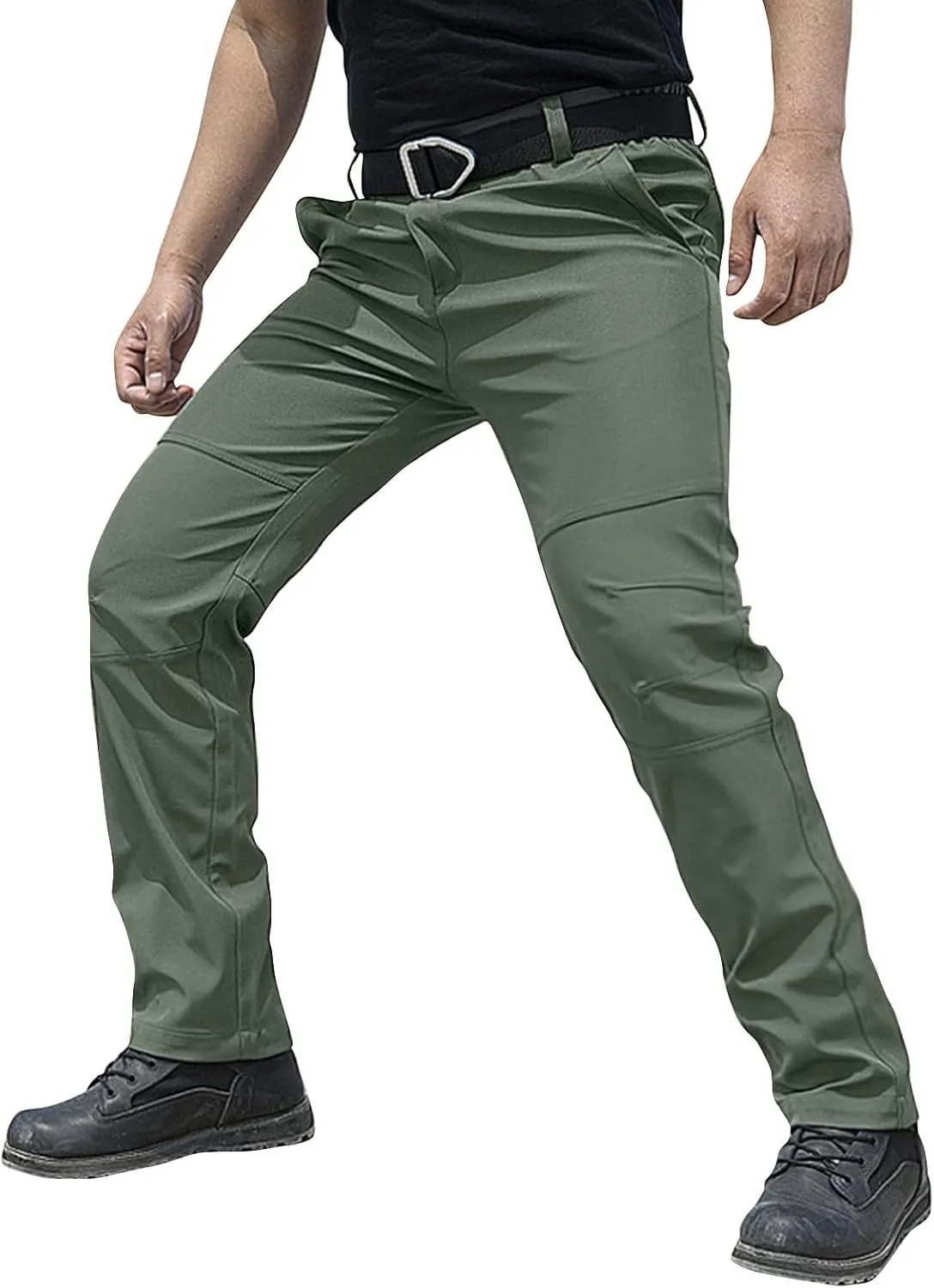 Tactical Pants for Men Stretch Ripstop Waterproof Utility Cargo Hiking Pants Breathable Work Pant Hunting with Pockets